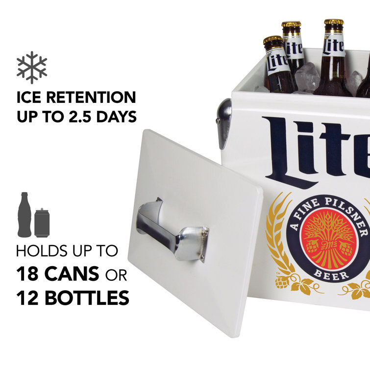 Miller lite deals retro cooler